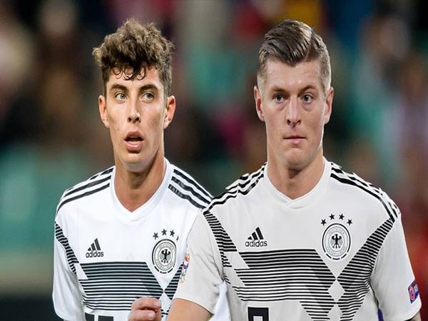 Kai Havertz trong màu áo ĐTQG